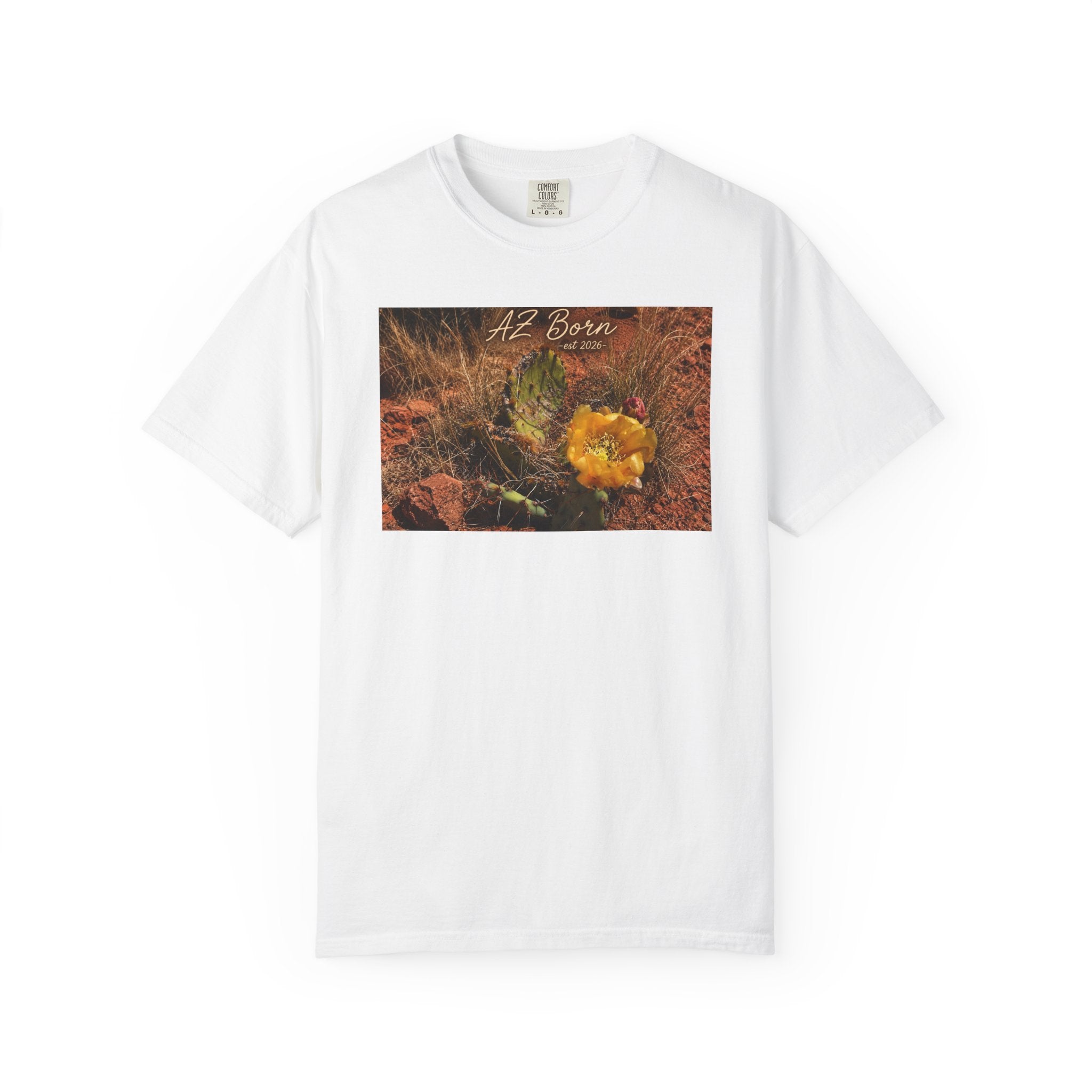 Cactus Bloom Tee — 'All Grown' Desert Floral Graphic T-Shirt