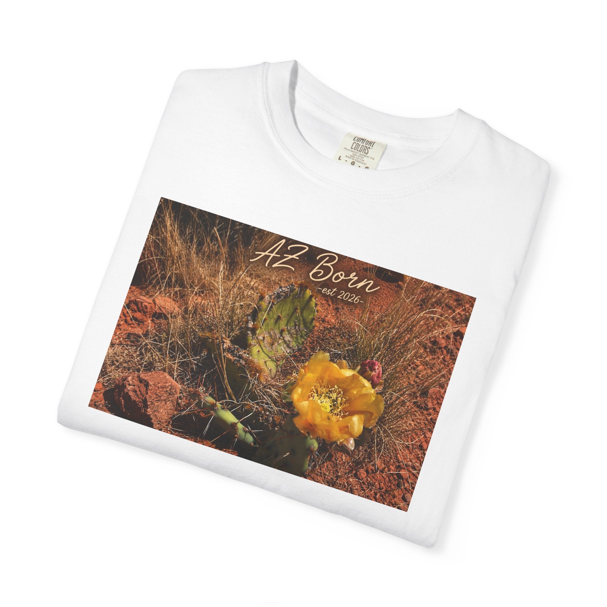 Cactus Bloom Tee — 'All Grown' Desert Floral Graphic T-Shirt