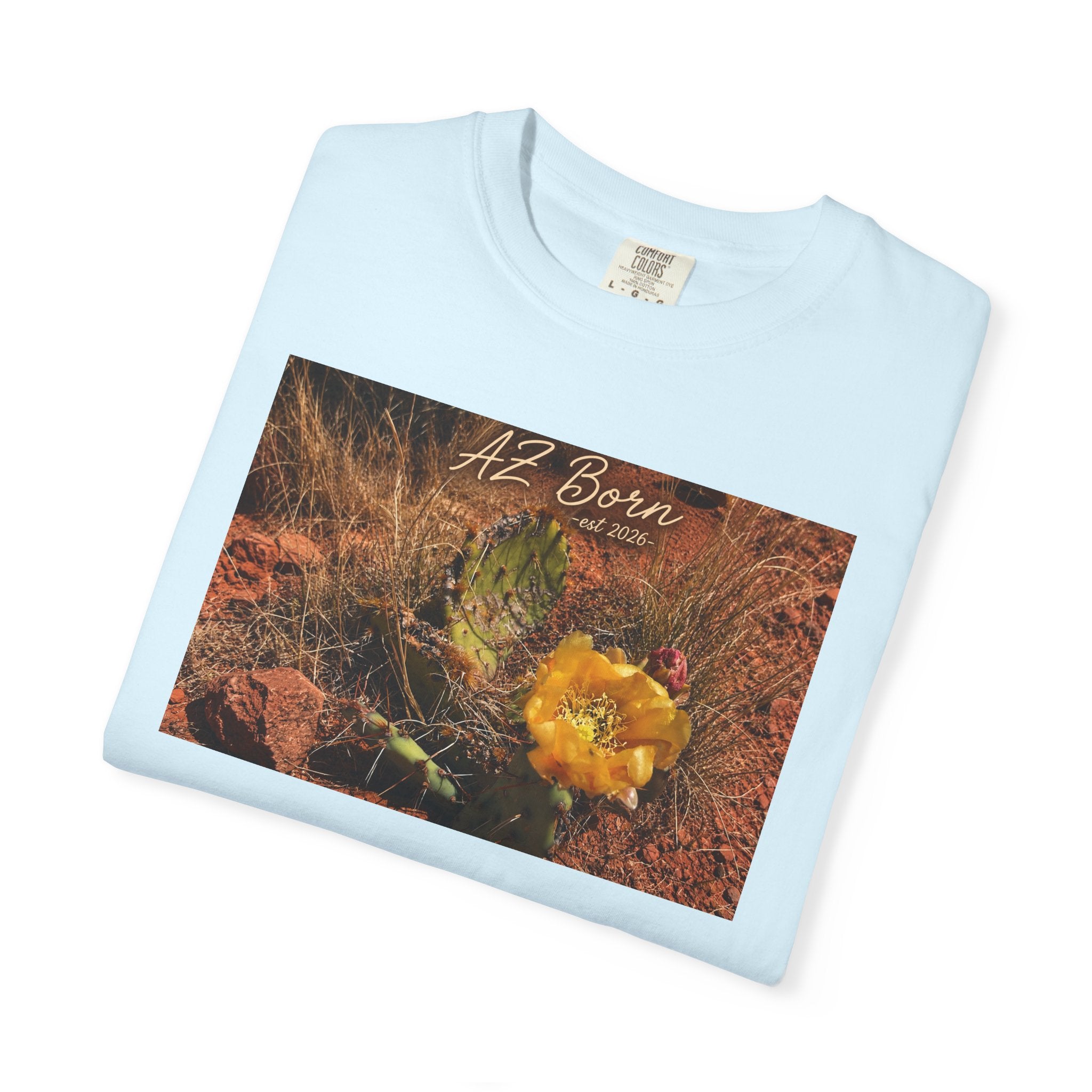 Cactus Bloom Tee — 'All Grown' Desert Floral Graphic T-Shirt
