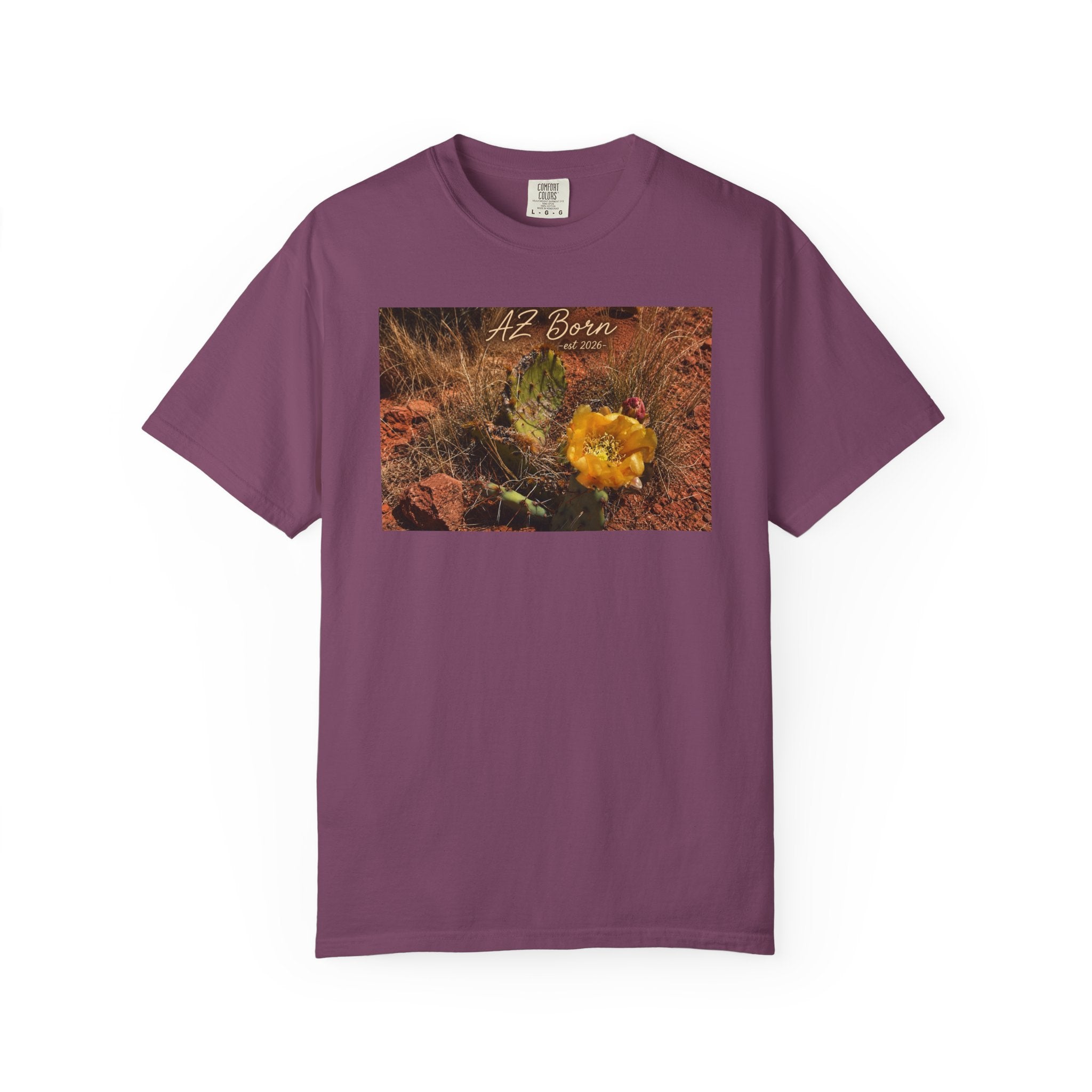 Cactus Bloom Tee — 'All Grown' Desert Floral Graphic T-Shirt