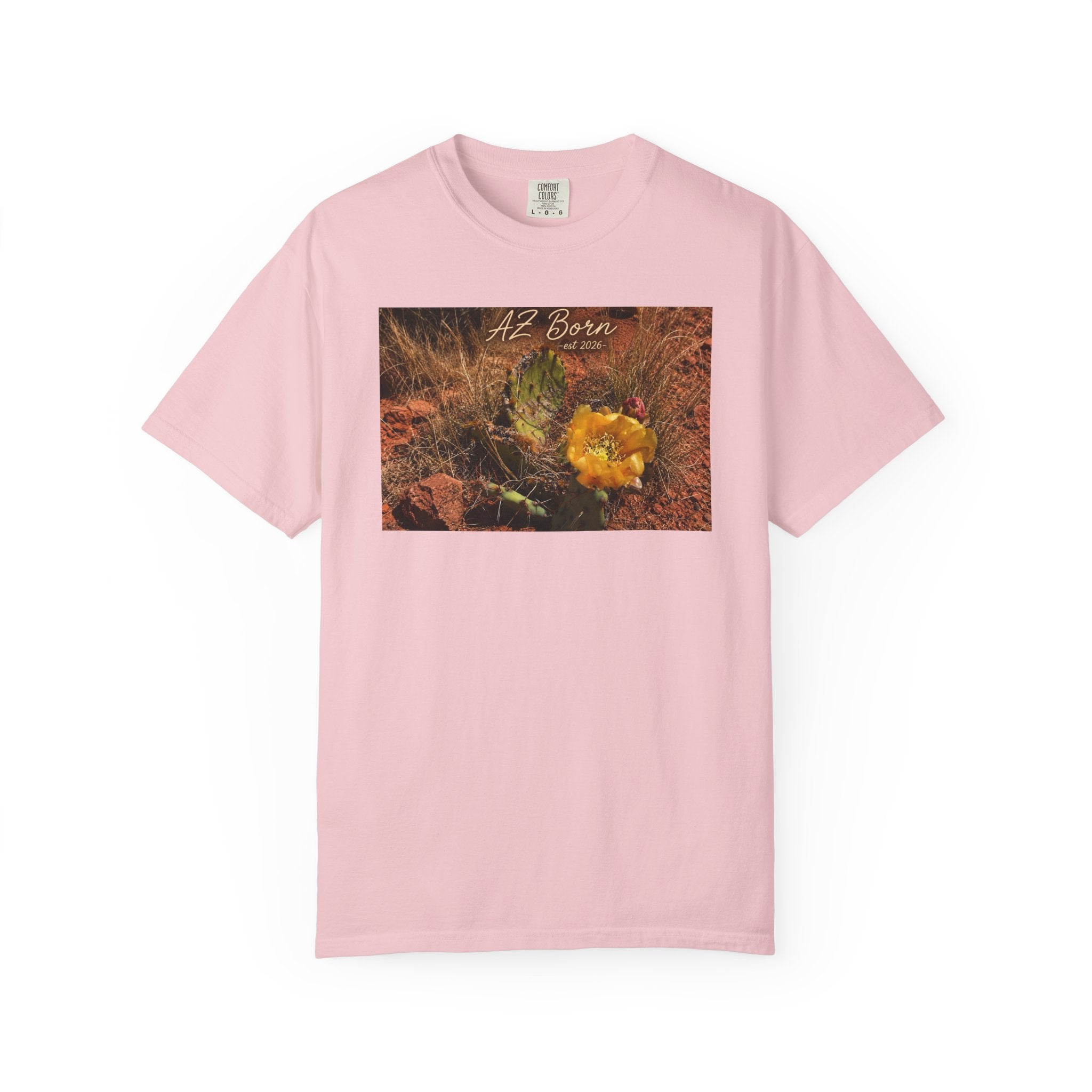 Cactus Bloom Tee — 'All Grown' Desert Floral Graphic T-Shirt
