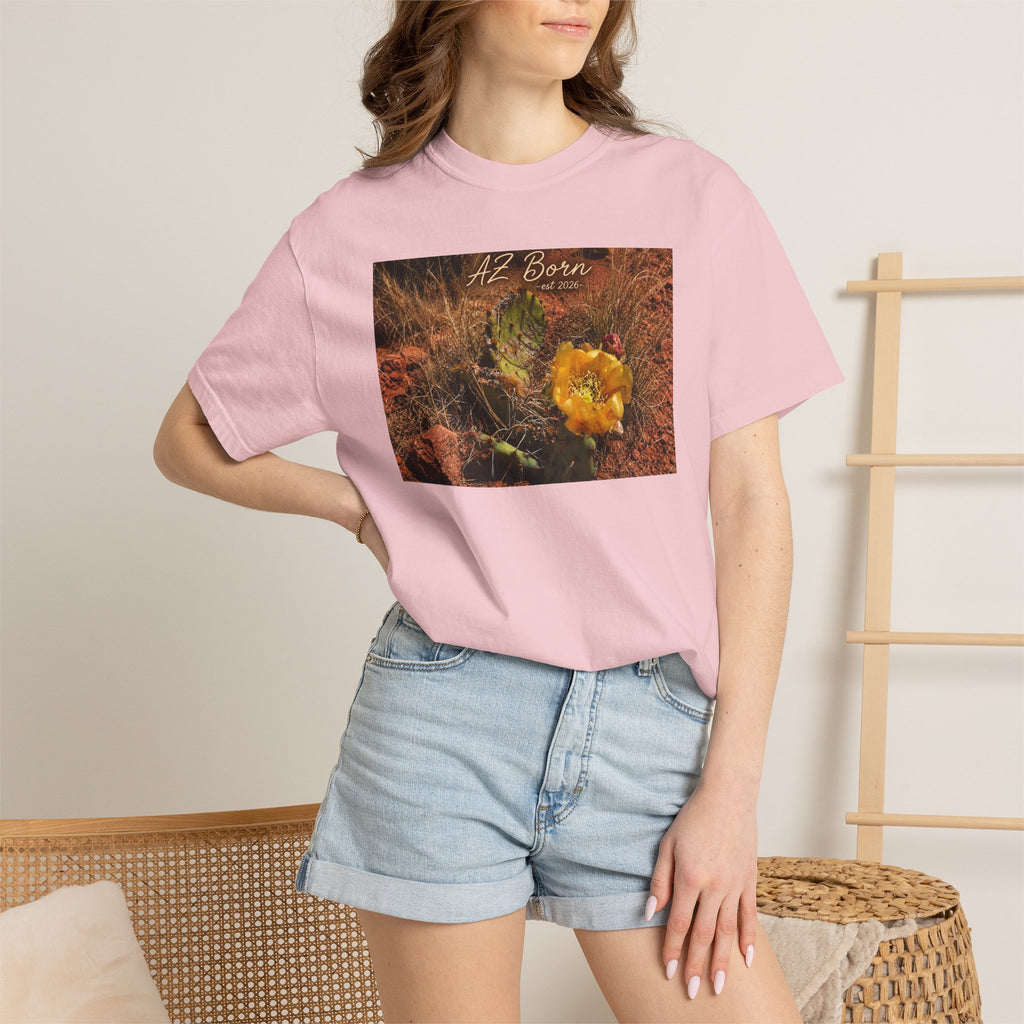 Cactus Bloom Tee — 'All Grown' Desert Floral Graphic T-Shirt