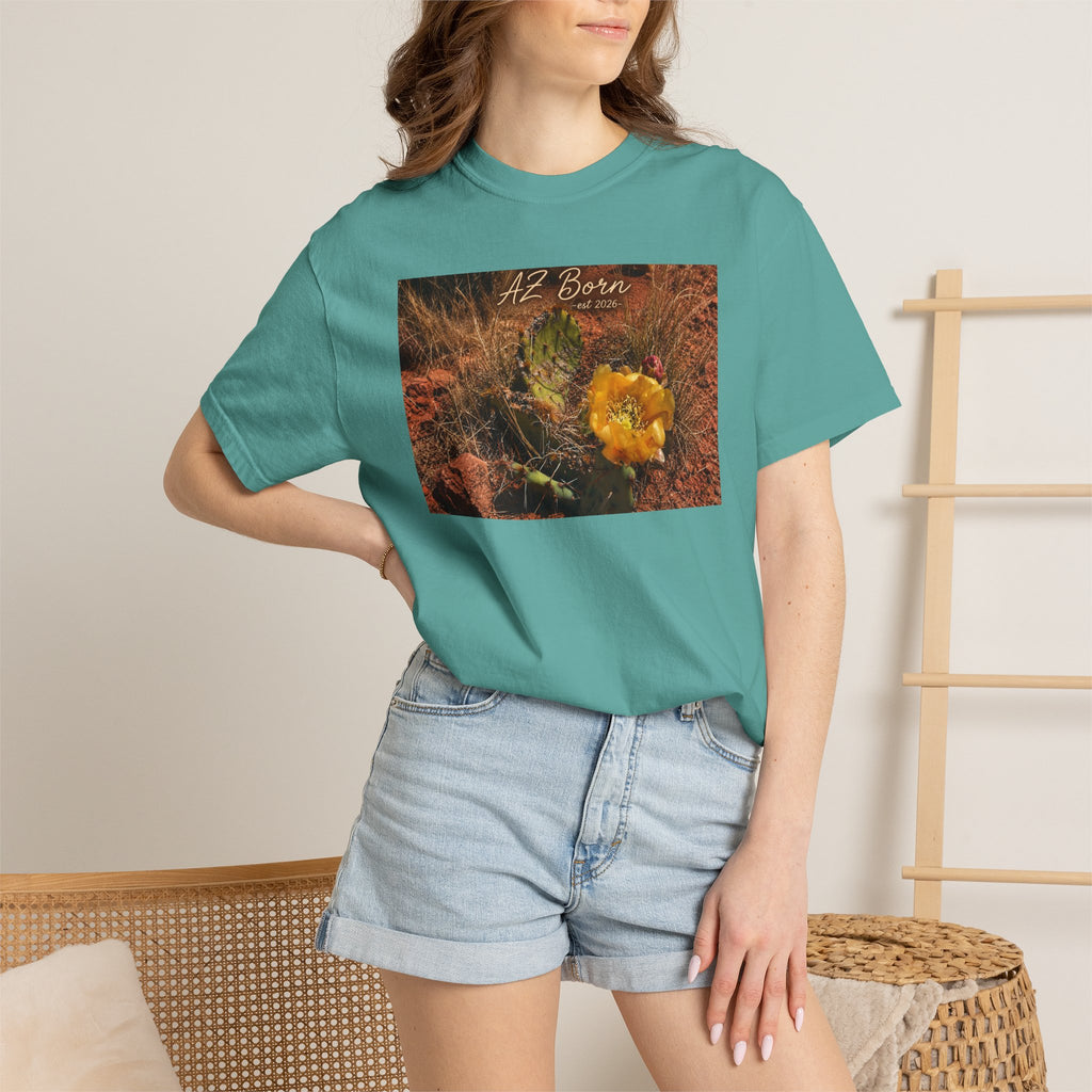 Cactus Bloom Tee — 'All Grown' Desert Floral Graphic T-Shirt