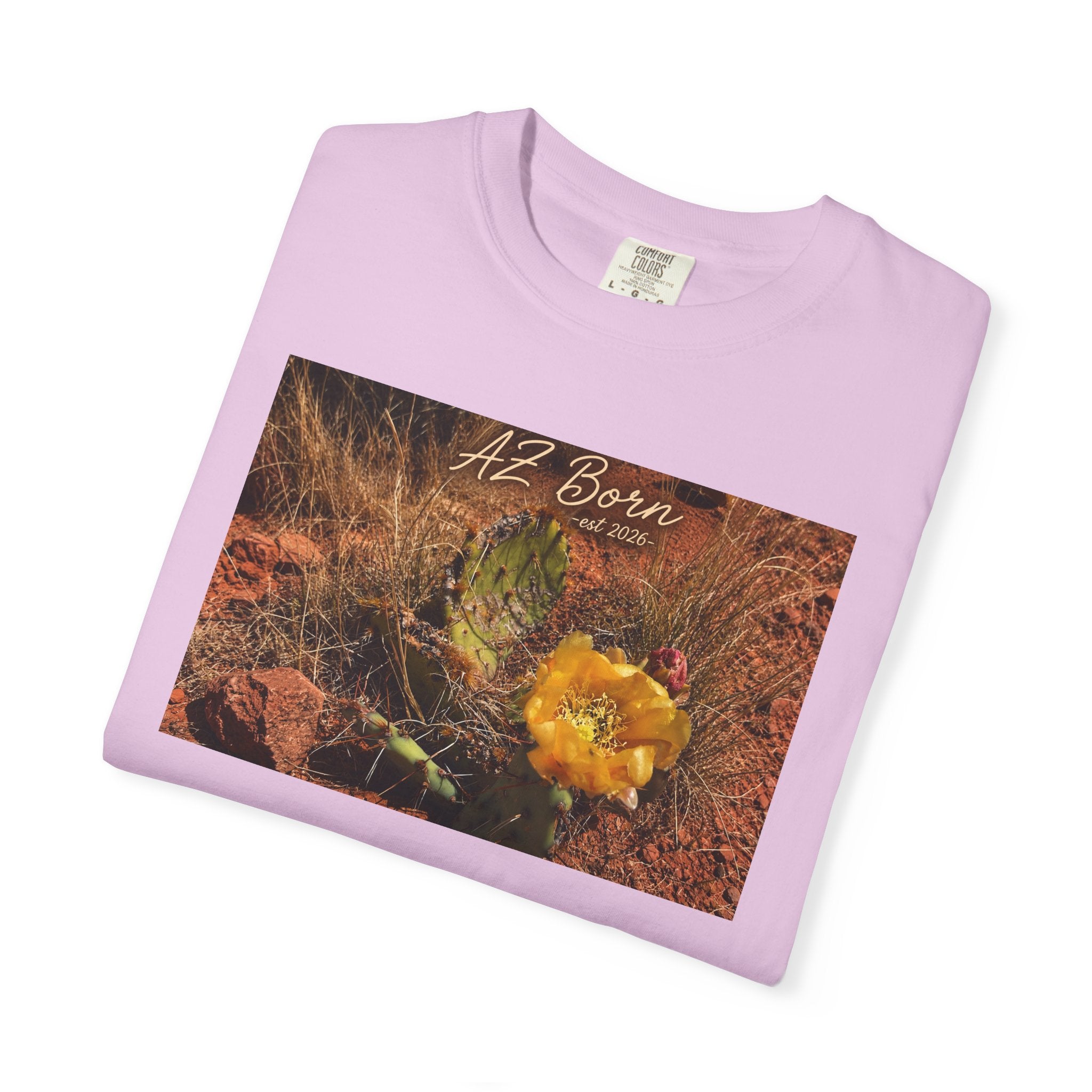 Cactus Bloom Tee — 'All Grown' Desert Floral Graphic T-Shirt