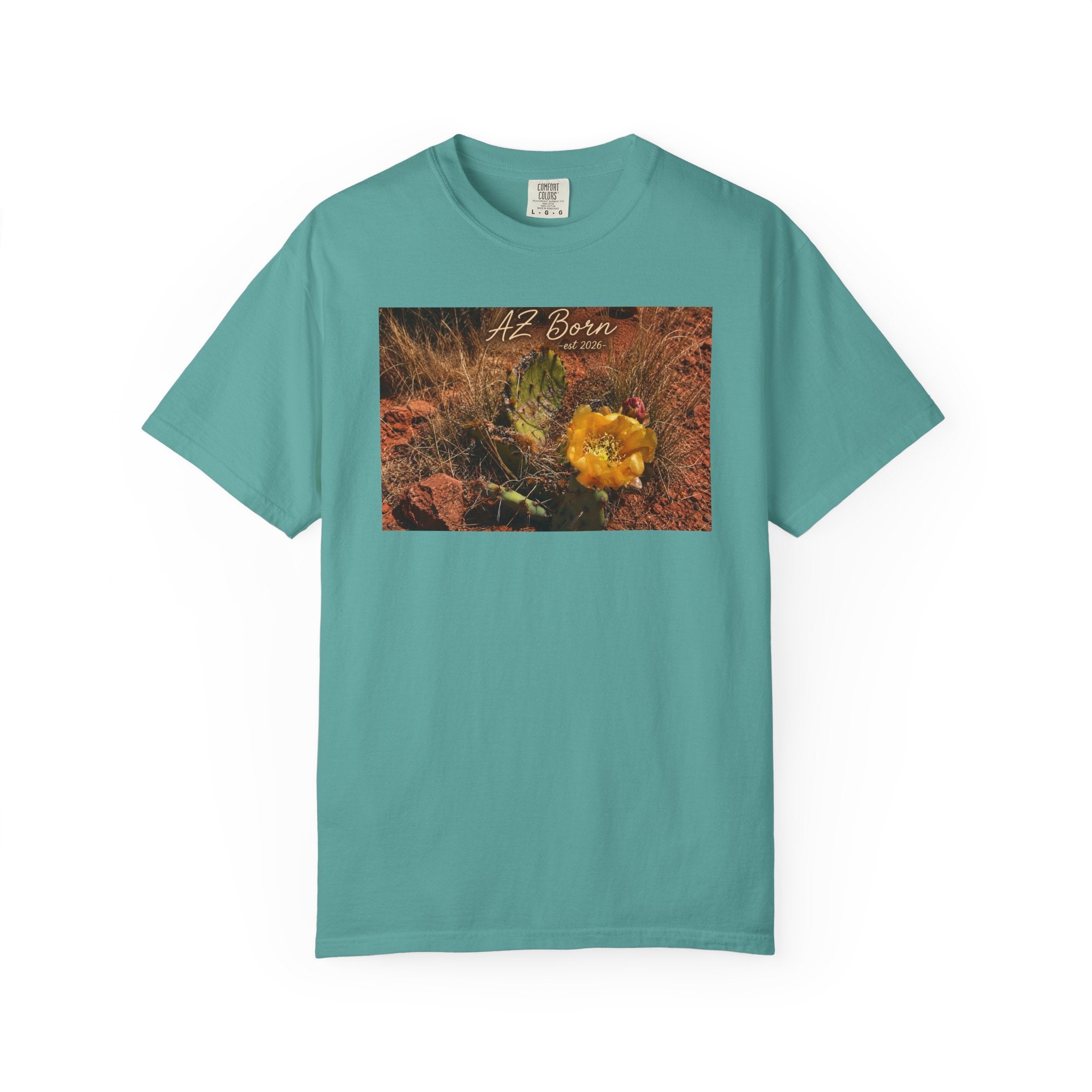 Cactus Bloom Tee — 'All Grown' Desert Floral Graphic T-Shirt
