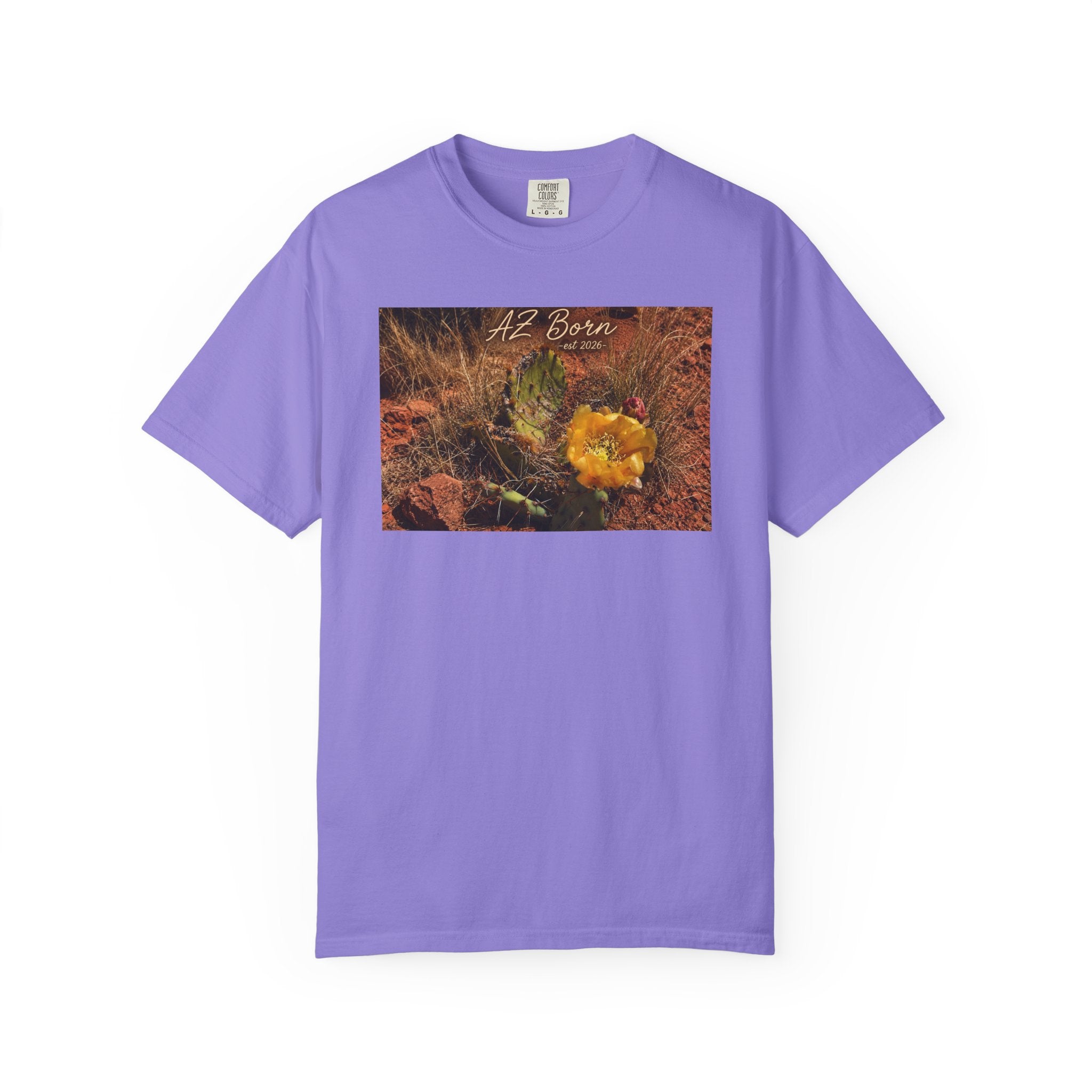Cactus Bloom Tee — 'All Grown' Desert Floral Graphic T-Shirt