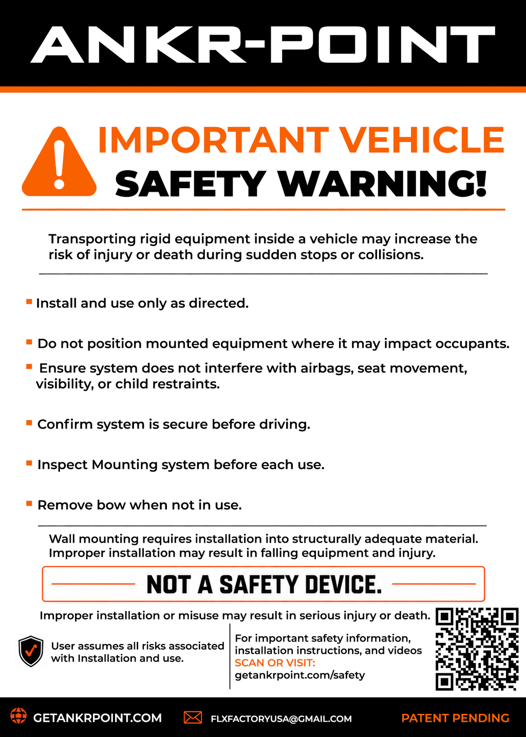 ANKR-POINT™ Bow Retention System