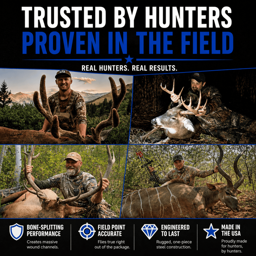 TOTA | 125 grain broadhead | 1-inch vented | fixed blade